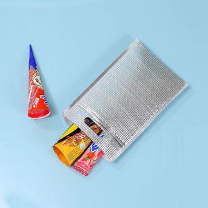 15p세트20x30cm 은박 지퍼 보냉봉투 손잡이배달포장 보냉팩 아이스 크림봉지 보냉백 포장지