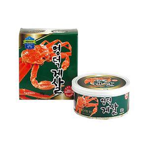 영덕게살 5캔 (450g)(90g X 5)딱지장 통조림 게딱 게장 해물