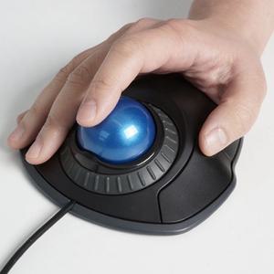 켄싱턴 트랙볼 마우스 손목보호 볼 유선 40mm컴퓨터 피시방 PC 볼마우스