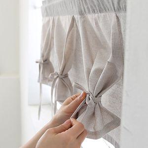 이중 커텐 디자인 바란스 방문 창문 가리개 발란스 주커튼 미니 거실 인테리어 가림막 면바란스 아이 예쁜