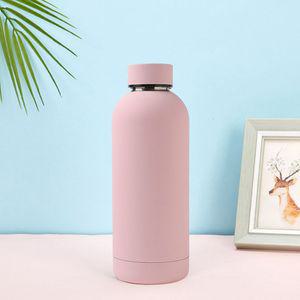 핑크 500ml 진공 스텐 보온병 비비드 이중 500ML
