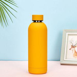 옐로우 이중 스텐 보온병 진공 비비드 500ml 500ML