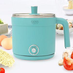 고스5215 민트 전기 멀티포트 1.5L 스텐 라면포트 주전자 냄비 원룸 쿠커 조리기