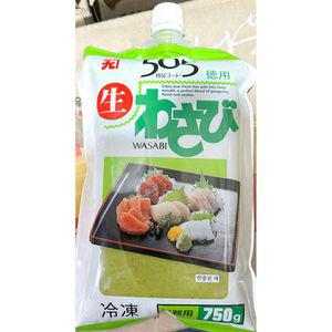 생와사비505(카네쿠 750g) X5생 고추냉이 일식 일식생 소스 회와 초밥
