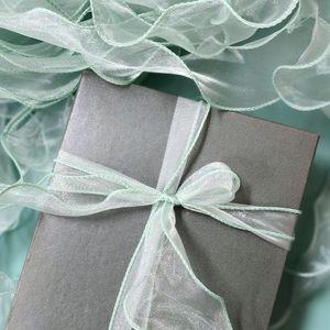 망사 포장 리본 연그린다용도 포장끈 용품 재료 선물도구