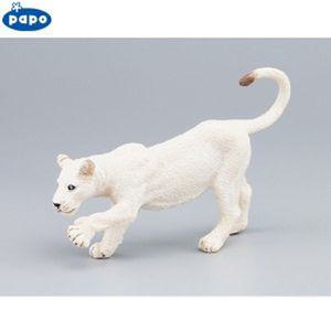 파포 모형 완구 흰 어린 암사자 50136흰어린 피규어 흰인형 동물 피어 장난감