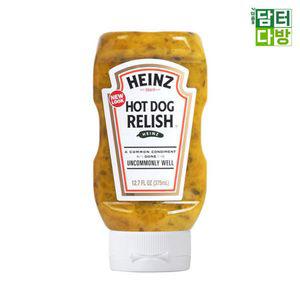 하인즈 핫도그 렐리쉬 375ml X 2개머스타드 소스 오뚜기 간편 맬리쉬 랠리쉬 터드