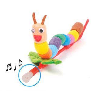 플레이콘 애벌레만들기(10인용) 2매만들기 학습교구 칼라 공작도구 만들기 미술 만들기재료 재미난찰흙놀이