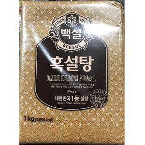 백설 흑설탕 1Kg X8갈색 조리용 주방용 업소용 식당용 가정용