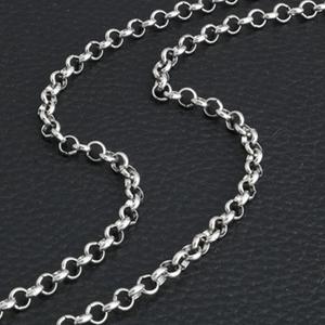 써지컬스틸 라운드오링 체인 남녀공용 목걸이(4mm)