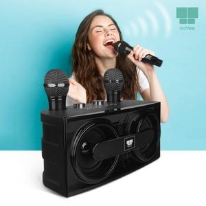 듀얼 무선 블루투스 나비 노래방마이크 무선스피커 앰프마이크 블루투스스피커MP3 노래방 노래방기기