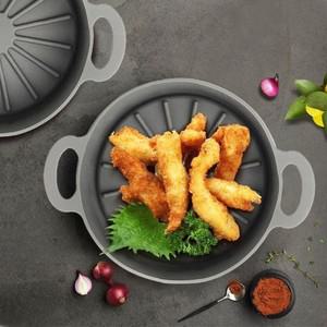 [유일]실리콘 전자 바스켓 프라이어팟 렌지 16 찜기 용기 오븐 그릇 에어 어종 전자레인지