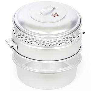 유진 토스코 만두찜기 (소_1SET/뚜껑1채반1물솥1) 업소용 찜솥 찜통 찜기 양은냄비