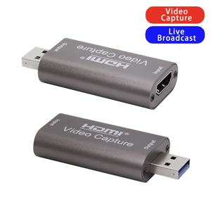 4K 비디오 캡처 카드 USB 3.0 USB2.0 PS4 게임용 HDMI 호환 그래버 레코더 DVD 캠코더 카메라 녹화 라이브 스트리밍