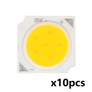LED COB 라이트 비즈 LED 소스 칩, 전구 램프 스포트라이트 다운 라이트 램프, 다이오드 램프, 3W, 5W, 7W, 10W, 13mm, 10 개