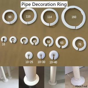 파이프 커버 장식 PVC 파이프 링 하수구 에어컨 파이프 커버에 대 한 흰색 파이프 가정용 파이프 칼라 액세서리 10-140