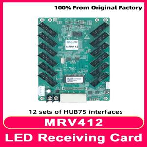 Novastar MRV412-N 수신 카드 LED 비디오 월 컨트롤러 LED 디스플레이 화면 RGB 매트릭스 HBU75 풀 컬러 모듈 제어 카드