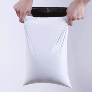 INPLUSTOP 자체 밀봉 플라스틱 포장 파우치, 흰색 택배 가방, 익스프레스 봉투, 우편 보관 봉투, 로트당 50 개