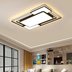 220v 대형거실등 led 조명샹들리에,침실천장조명,북유럽 조명실내등led 천정등,거실조명방등,블랙사각형led거실조명등천장등