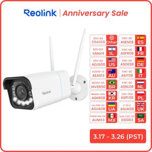 Reolink 4K 보안 카메라 스마트 감지 8MP Wi-Fi 6 기술 감시 카메라 Onvif 2.4G/5Ghz 무선 5MP 실외 IP 카메라