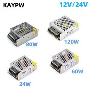 LED 스트립 CCTV용 스위칭 전원 공급 장치, 조명 변압기, AC110V 220V-DC 12V 24V, 24W, 60W, 80W, 120W
