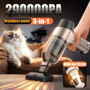 자동차 진공 청소기 4 in1Wireless 진공 청소기 먼지 떨이 가정용 휴대용 무선 StrongSuction 자동차 청소기 용 휴대용 진공 펌프