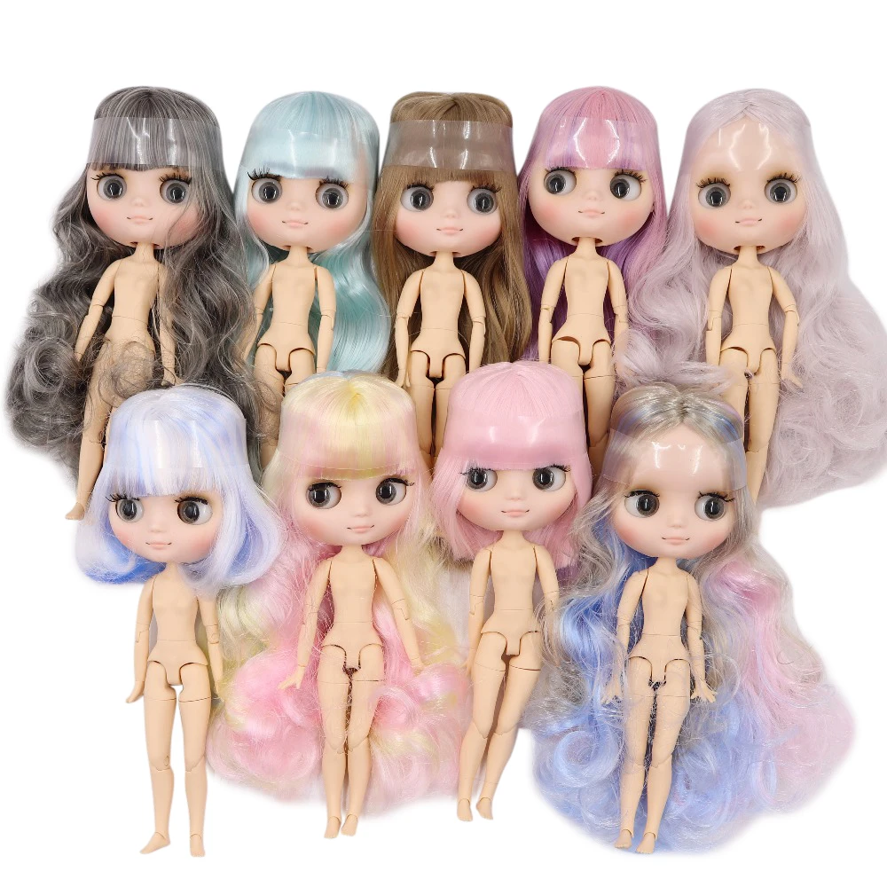 DBS blyth Middie 인형 공동 바디 매트 페이스 1/8 bjd 20cm 장난감 애니메이션 소녀 선물