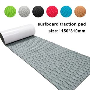 115x31cm EVA 폼 미끄럼 방지 서핑 보드 견인 패드 카약 RV 요트 풀 스케이트 보드 Skimboard 용 미끄럼 방지 다이아몬드 그립 매트 사용
