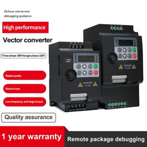 입력 220V ~ 출력 380V VFD 가변 주파수 드라이브 변환기 인버터 0.75/1.5/2.2/3.7/4/5.5 KW 모터 속도 컨트롤러