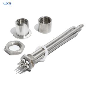 LJXH DN25 DC 12V 24V 48V 300W 600W 가열 요소, 태양열 온수기용 1 인치 관형 히터, 모든 304 스테인리스 스틸