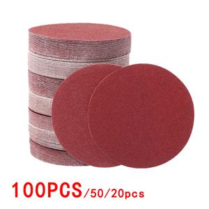 100-125-150-180mm 샌딩 페이퍼 세트 3-4-5-6-7 인치 40-60-80-120-2000 그리드 금속 광택 목공 도구 Dremel 액세서리