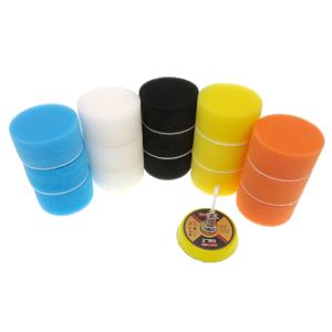 16Pcs 2 인치 버핑 연마 패드 키트 자동차 스폰지 드릴 어댑터 그립 백킹 플레이트 M6 버퍼 폴리 셔 샌딩 왁싱 커팅