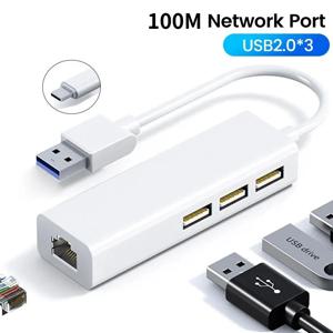 USB 유형 C-RJ45 Lan 네트워크 카드 이더넷 카드 허브 분배기 어댑터 MacBook Xiaomi Samsung Windows Huawei PC 용 10GBit/s