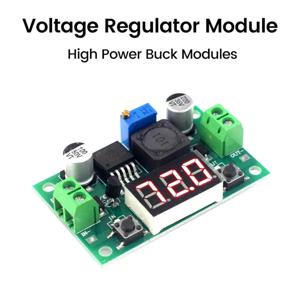 DC-DC 벅 컨버터 모듈, 조절식 스텝 다운 전압 조정기, LED 전압계 디스플레이, LM2596S DC 4.0 ~ 40V to DC 1.25V ~ 37V