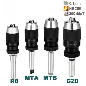 MT2 MT3 MT4 MT5 R8 C10 C12 C16 C20 B10 B12 B16 B18 B22 모스 드릴 척 선반 CNC 드릴 머신 자체 조임 드릴 척