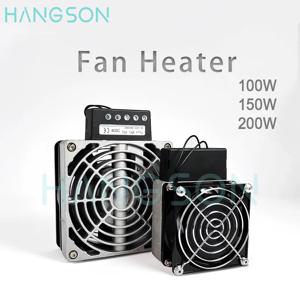 PTC 전기 팬 히터 캐비닛 100W 150W 200W HVL 031 캐비닛용 소형 산업용 주조 알루미늄 히터