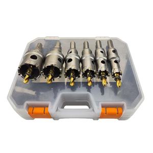 스테인레스 스틸 TCT 구멍 톱 세트에 대 한 6pcs 16-32mm 드릴링 크라운 금속 합금 철에 대 한 텅스텐 카바이드 팁 드릴 비트