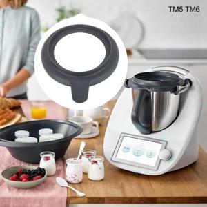 Thermomix TM5 TM6 용 혼합 포트 뚜껑, 대형 구멍, 시각적 작동, 오픈 커버