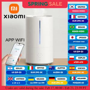 XIAOMI MIJIA 가정용 스마트 항균 가습기 2 4.5L UVC 99.9% 살균 공기 가습기 아로마 에센셜 오일 디퓨저