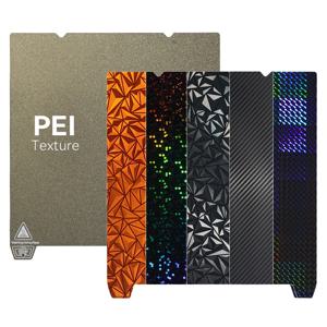 Ender 3 V3 SE 빌드 플레이트 텍스처 Pei 스프링 스틸 235x235mm Creality K1/ Ender3 V3-KE/S1 Pro 용 부드러운 PEY PET PEO 시트
