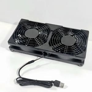 120mm 240mm 팬 라우터 냉각 팬 DIY PC 쿨러 TV 박스 무선 조용한 조용한 DC 5V USB 전원 12CM W/나사 보호 네트