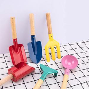 어린이 삽 해변 장난감 모래 파기 양동이 삽 세트 바다에서 놀기 야외 원예 파기 도구