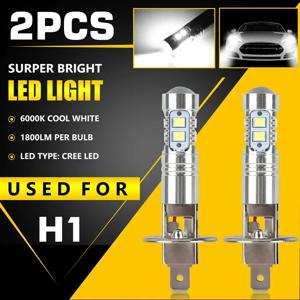 2Pcs h1 LED 자동차 조명 h3 880 881 LED 크세논 화이트 자동차 헤드 라이트 전구에 대 한 4 종류의 빛 Atuo 램프 12V 조명 안개 램프