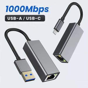 USB 이더넷 어댑터 USB 3.0 네트워크 카드-USB RJ45 Lan USB 유선 기가비트 네트워크 어댑터(PC MacBook Windows XP 7 8 10)