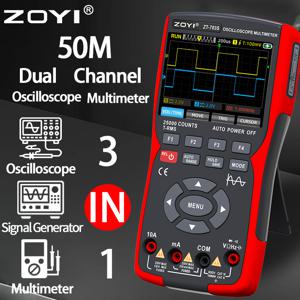 ZT703S 새로운 컬러 스크린 휴대용 디지털 오실로스코프 멀티 미터 자동 수리 장비 다기능 측정 방지 화상