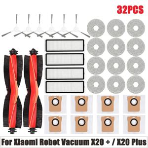 Xiaomi 로봇 진공 X20 + / X20 Plus 부품 메인 사이드 브러시 Hepa 필터 걸레 천 먼지 봉투 교체 액세서리