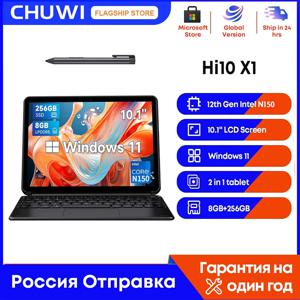 CHUWI Hi10 X1 Intel N150 2 IN 1 Windows 태블릿 노트북 UHD 그래픽 10.1 