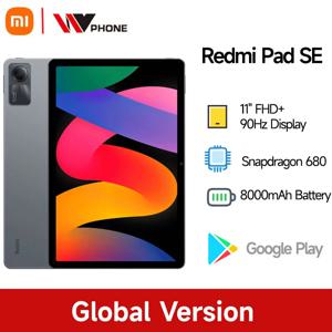 샤오미 레드미 패드 SE 글로벌 버전, 11 인치 FHD + 90Hz 디스플레이, 스냅드래곤 680 CPU, 6GB, 128GB, 8MP, 8000mAh, MiPad 태블릿, 신제품