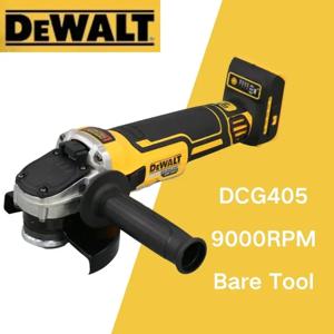 Dewalt DCG406 무선 브러시리스 앵글 연마기, 9000RPM 절단기 연마기, 20V 리튬 배터리용, 125mm, 100mm