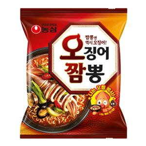 농심 오징어 짬뽕 124g 10개